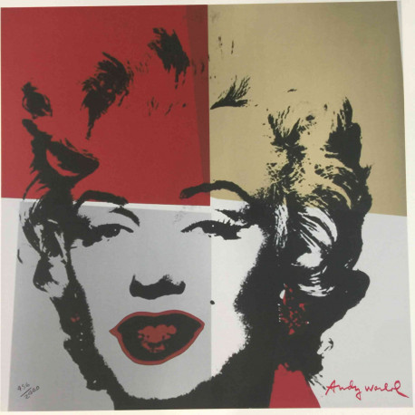 Andy Warhol Lithographie Offset 60x60 cm
