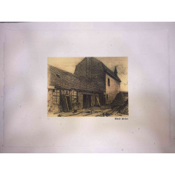 Adolf Hitler litografia off set cm 50x70 timbro del Reich